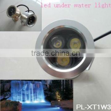 underwater 3w led stainless steel fountain light