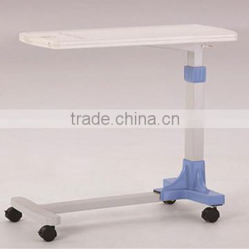2016 F-33 ABS hospital movable over bed table, hospital bed dining table, hospital food table