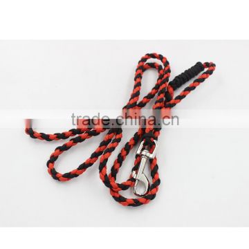 Braid rope dog leash and collar, paracord dog leash