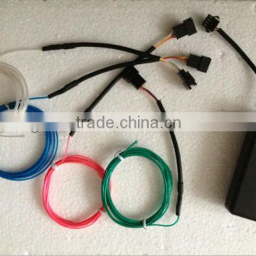 hot-selling EL chasing wire 2.3mm 1meter+3V AA battery pack inverter