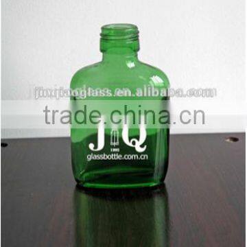 100ml green glass liquor bottle wholesale