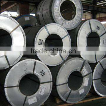 Galvanized colored steel sheet coils