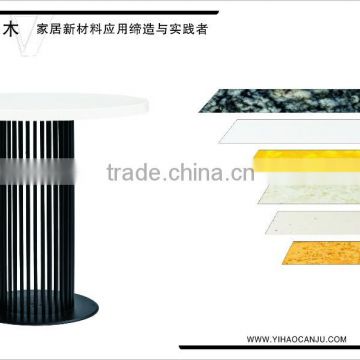 2016 new product first facotry design anti high &low temperature compound melamine table for catering resturant