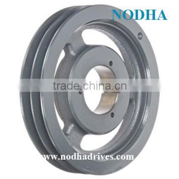 Heavy duty sheave 2TB80 with Q1 bushing cast iron pulley sheave