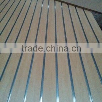 Funiture grade/ groove/wood grain plain Melamine MDF board