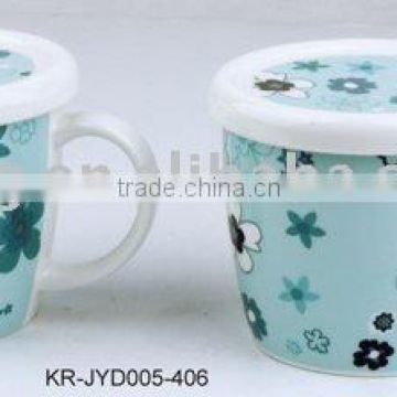 flower design mug