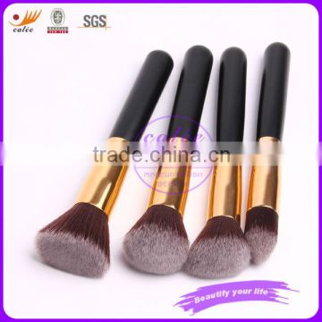 Latest fashion100% soft synthetic golden mineral powder brushes