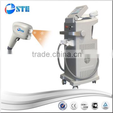 Portable Remove Diseased Telangiectasis New Technology Two In One Beauty Device Of 810 480-1200nm Nm Diode Laser With Nd:YAG Laser For Hair Removal Tattoo Removal Wrinkle Removal Pigmented Hair