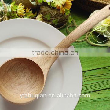 Jinjiang natual wooden spoon with customized logo and color