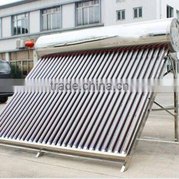 Stainless steel solar water heater, different capacity salor water for sale