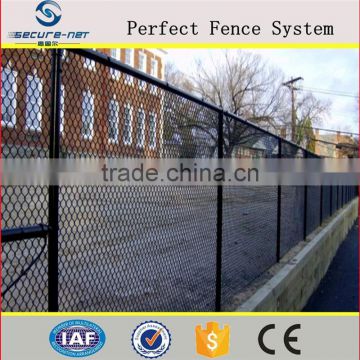 Durability PVC construction chain link fence security mesh designer