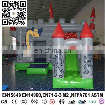 New style inflatable soldier jumping bounce house with slide for kids