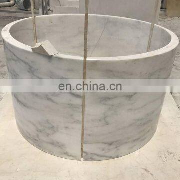 Oriental white marble columns,white marble curved columns,white marble carvings