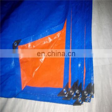 blue orange 4x5 meter waterproof plastic coated tarpaulins