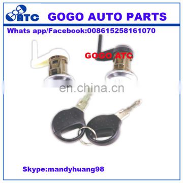 ignition key switch/car door lock W/KEY for peugeot 307 206