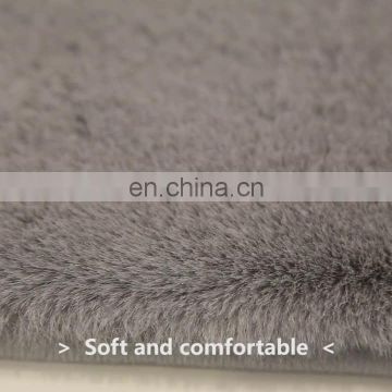 Cheap high quality carpet light luxury soft faux living room bedside rabbit fur rug