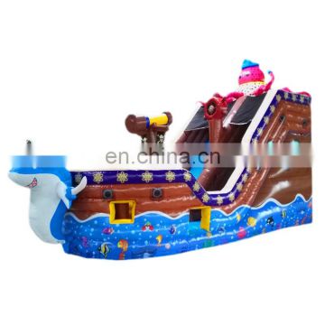 Commercial Inflatable Octopus pirates slide castle house, PVC Inflatable slide bouncer castle For adult and Kids