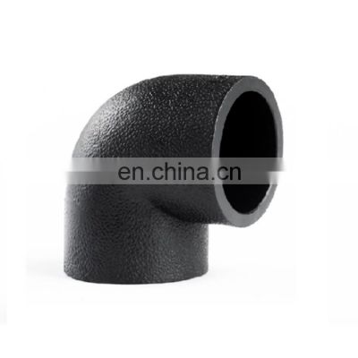 HDPE hot  fusion fittings 1inch 4inch 6inch 20 40 50 63 equal elbow 90