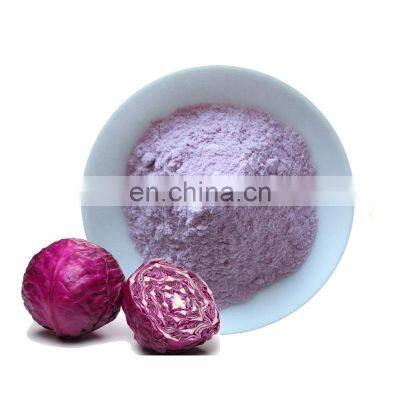 Food grade Purple cabbage juice powder as raw material for solid beverages