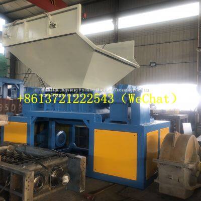 Double shaft shredder waste building industrial kitchen waste plastic rubber wood crusher 800 crusher plastic