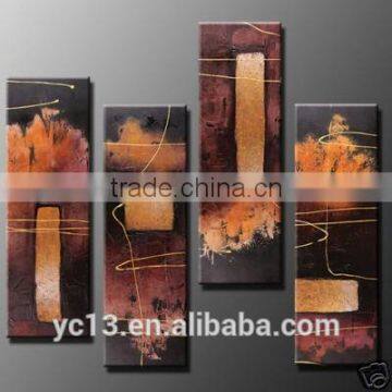 4pcs panel wall decor modern art oil painting