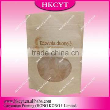 Packaging China supplier paper bag factory produce kraft paper bag with window