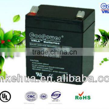 Sealed Lead acid battery/ UPS battery/Solar Battery/12V5.4AH Recharge Battery