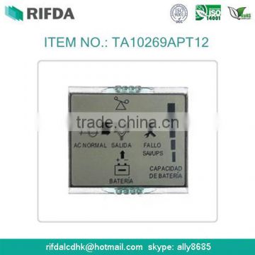 TN custom size lcd screen display with pin for battery