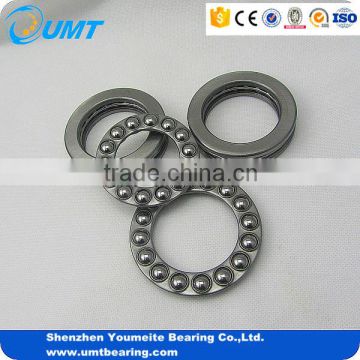 Chrome steel/stainless steel thrust ball bearing 51118 machinery bearings