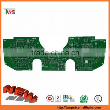 Green soldermask double-sided pcb with 2oz copper thickness