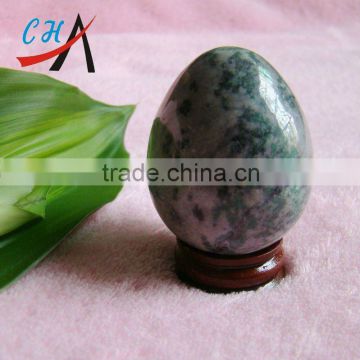 natural semi-precious stone decorative eggs