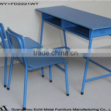 Children study desk and chair/Furniture for classroom/Double classroom furniture/Student desk and chair