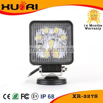 Car roof fog lamp 4x4 24v led light 27w White/Yellow led car lamp with CE ROHS IP68
