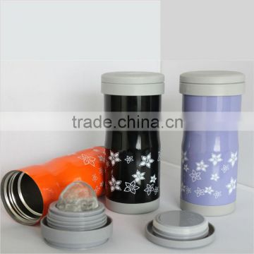 350ml new style stainless steel double wall vacuum thermos flask
