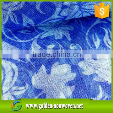 1.6m width spunbonded non woven printing fabric , pp printed nonwoven manufacturer