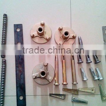 aluminum form accessory stub pin wedge and wall ties