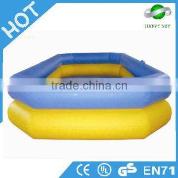 Factory price inflatable splash & play pool,inflatable pool islands,inflatable pool slide for sale
