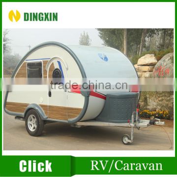 Manufacture travel trailer with caravan doors