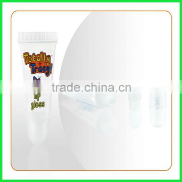 7ml high-quality transparent lip balm tube with screw cap