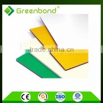 Greenbond 100%new plastic unbroken wall panel cladding acp sheet