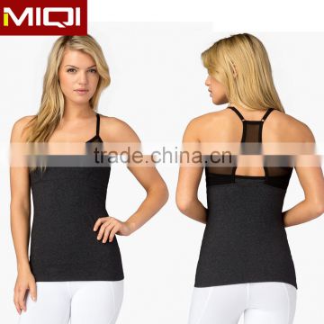 High Quality SUPPLES Women Active Wear Body Fitted Design Custom Sexy Gym Yoga Tank Top