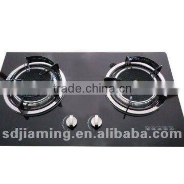 Build in glass infrared gas stove-double burner