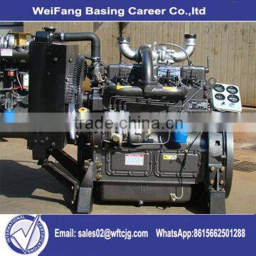 High quality generator diesel engine, water cooled 4-cylinder diesel engine for sale