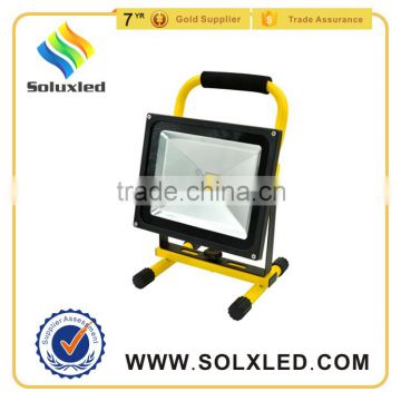 50W battery operated led flood light portable cordless