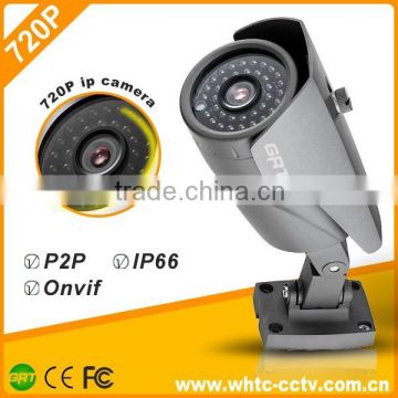 cheap hd 720p outdoor p2p onvif bullet cctv ip camera