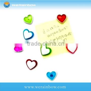 promotional eco-friendly paper heart shaped fridge magnets
