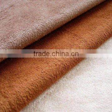 suede fabric for garment, weft woven suede