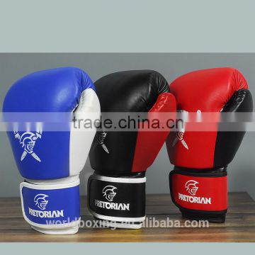 2016 8 - 16 OZ UFC Fitness Pretorian Grant Luva Boxe Gym Training Boxing Gloves In Yellow PU Leather Muay Thai MMA Mitts