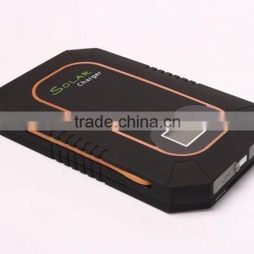 2016 china gold supplier wholesale portable solar power bank charger waterproof