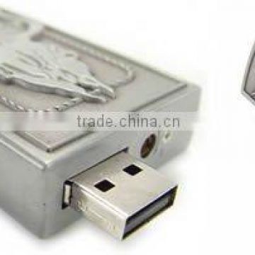 Metal Lighter USB Stick with Engraving Printing